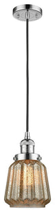 Chatham 1-Light Mini Pendant, Polished Chrome, Mercury