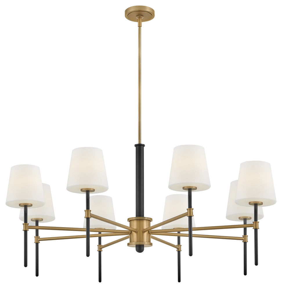 Hinkley Saunders Large Chandelier, Black
