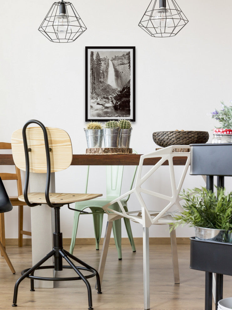 "Nevada Fall at Yosemite" Framed Painting Print, 20x30