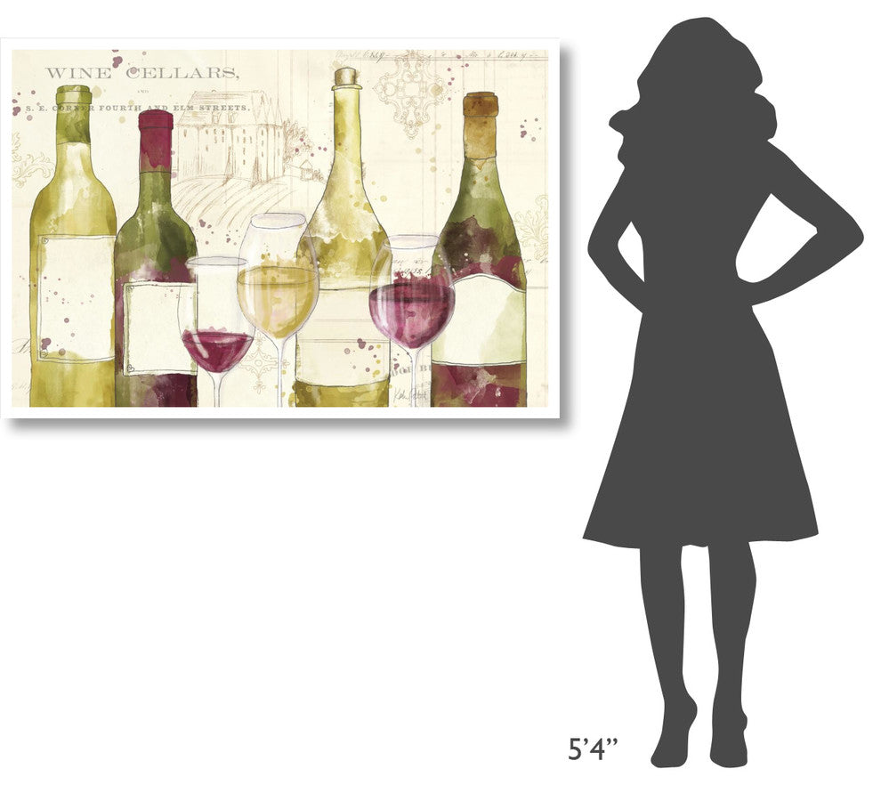 "Chateau Winery I" Digital Paper Print by Katie Pertiet, 50"x34"