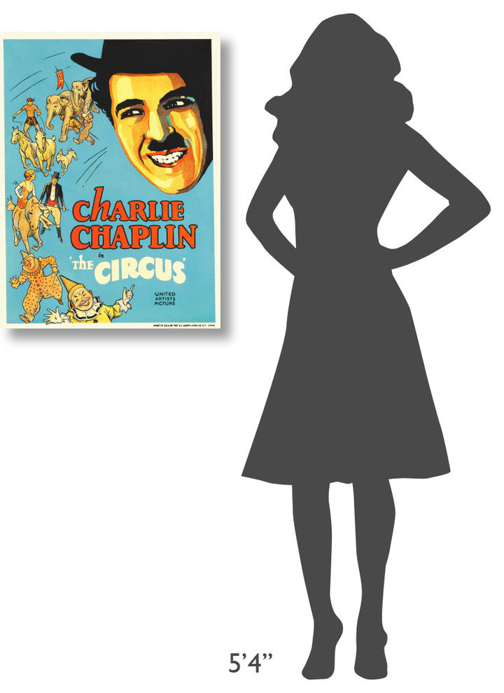 "Charlie Chaplin - The Circus, 1928" Canvas by Hollywood Photo Archive, 22x30"