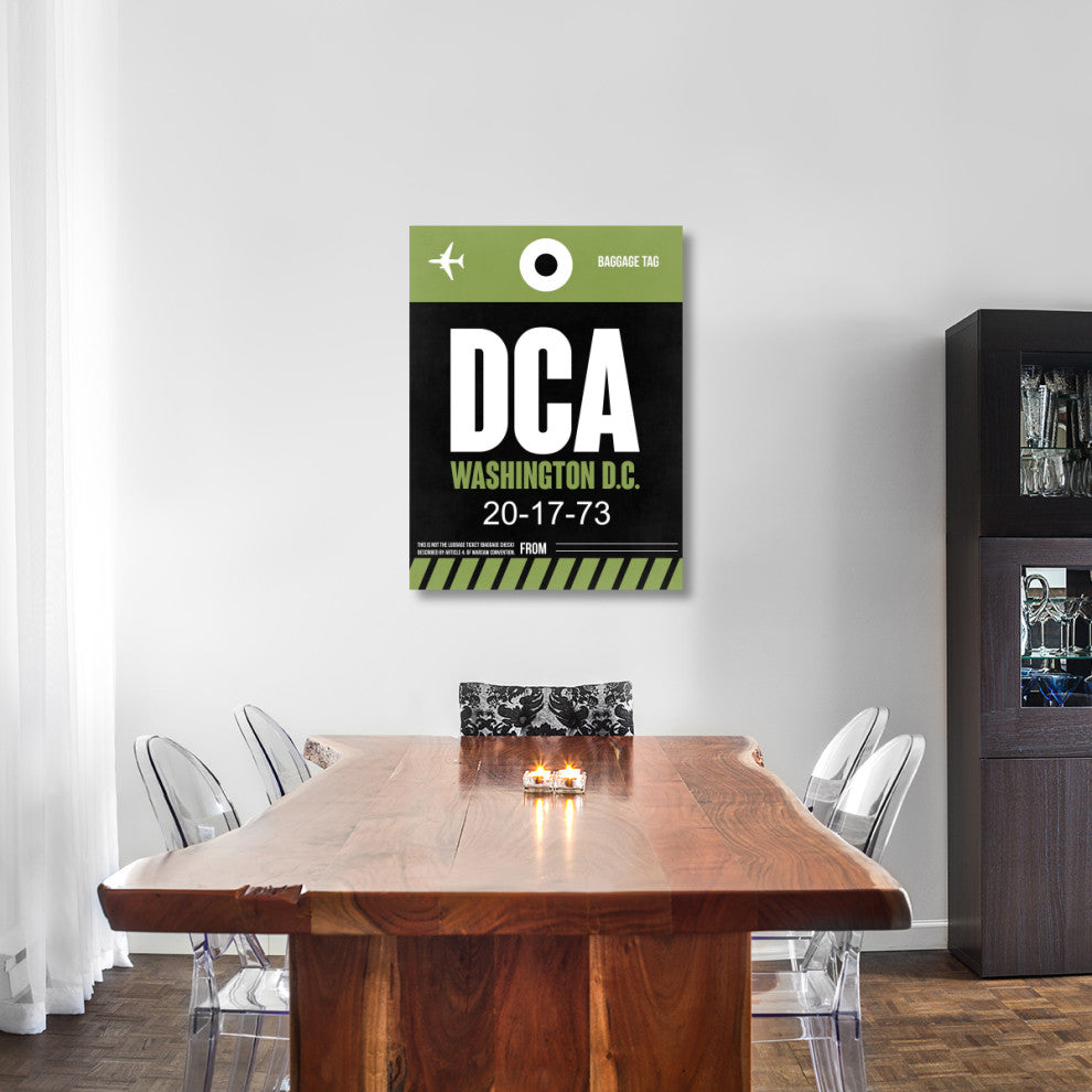 "DCA Washington Luggage Tag 2" Fine Art Print
