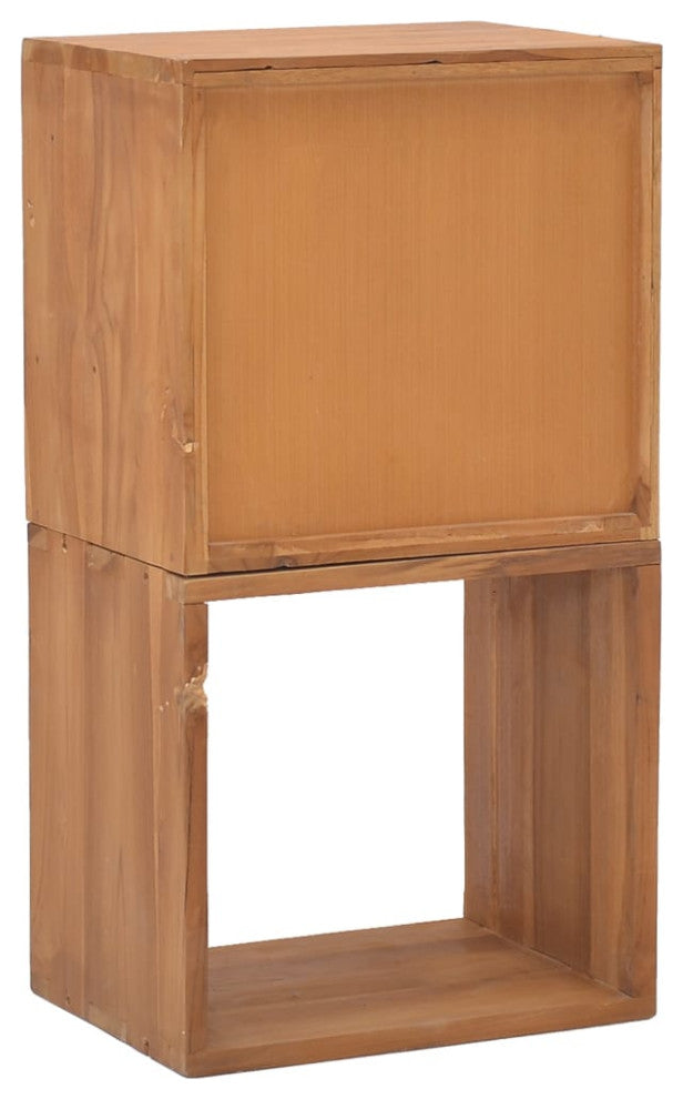 Vidaxl Storage Cabinet 15.7"x11.8"x29.9" Solid Teak Wood