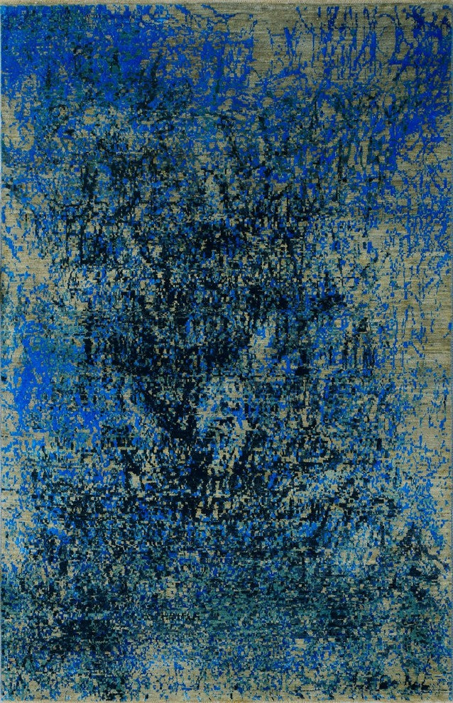 Fine Galaxy Gracelyn Blue Rug 6'0"x9'2"