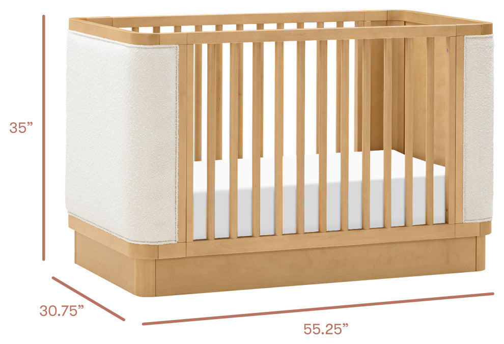 Bondi Boucle 4-in-1 Convertible Crib