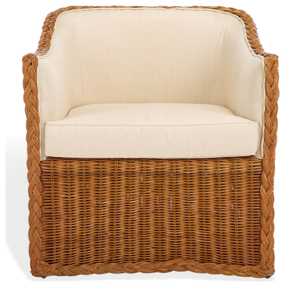 Safavieh Couture Sharon Rattan Accent Chair