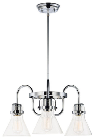 Maxim Lighting Seafarer 3-Light Chandelier, Polished Chrome