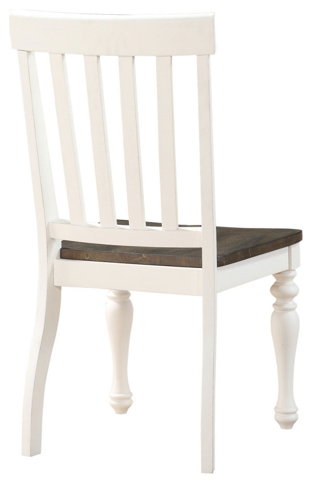 Joanna Two Tone Side Chair, Set of 2, Dining Chair