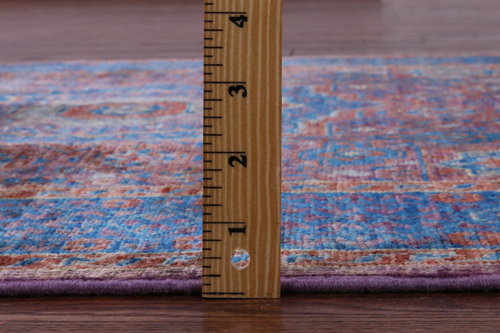 Mamluk Geometric Handmade Wool Rug 3' 4" X 5' 1" - Q12253