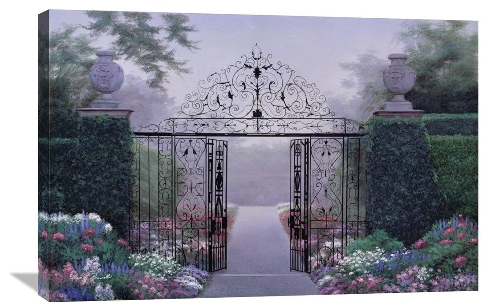 "Elegant Garden" Artwork, 36"x24"