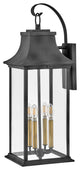 Hinkley Adair Large Wall Mount Lantern, Aged Zinc