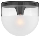 Hinkley Lighting 32081 Beck 9"W Flush Mount Bowl Ceiling Fixture - Black