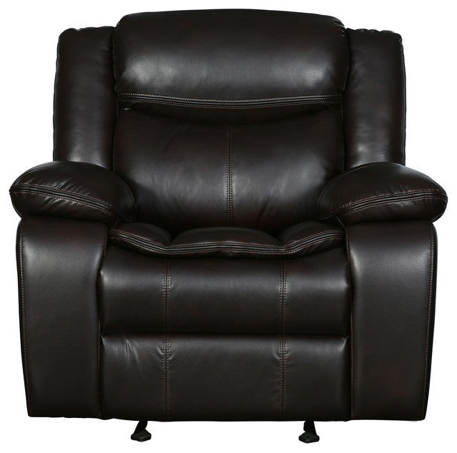 HomeRoots 42" Brown Reclining Chair