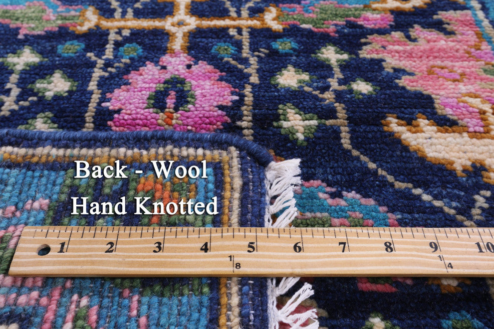 Runner Turkish Oushak Hand-Knotted Wool Rug 2' 7" X 10' 1" - Q15919