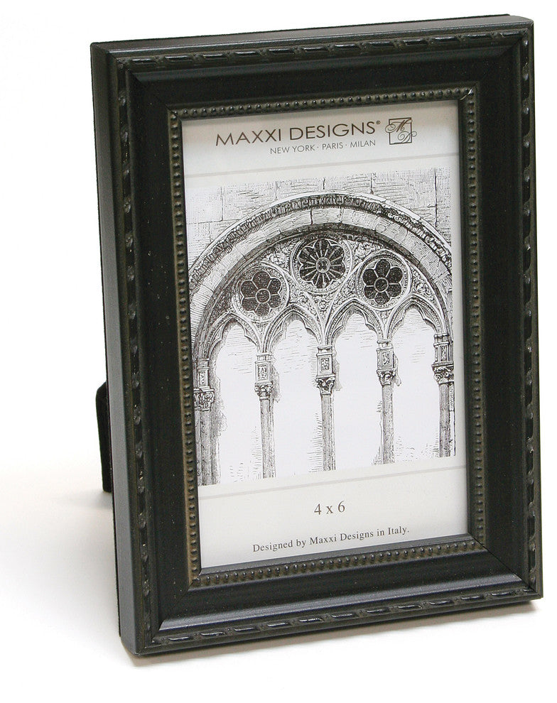 Arezzo Antique Frame, Black, 4"x6"