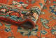 Fine Vintage Distressed Libby Rust/Charcoal Runner, 4'2x9'10