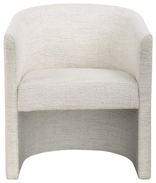 Uttermost Encompass White Fabric Dining Chair