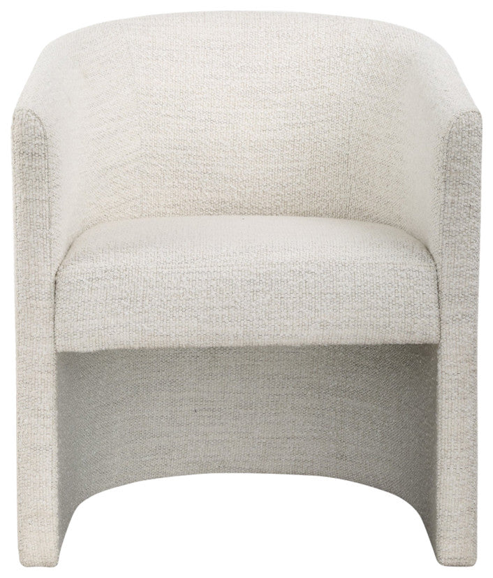 Uttermost Encompass White Fabric Dining Chair