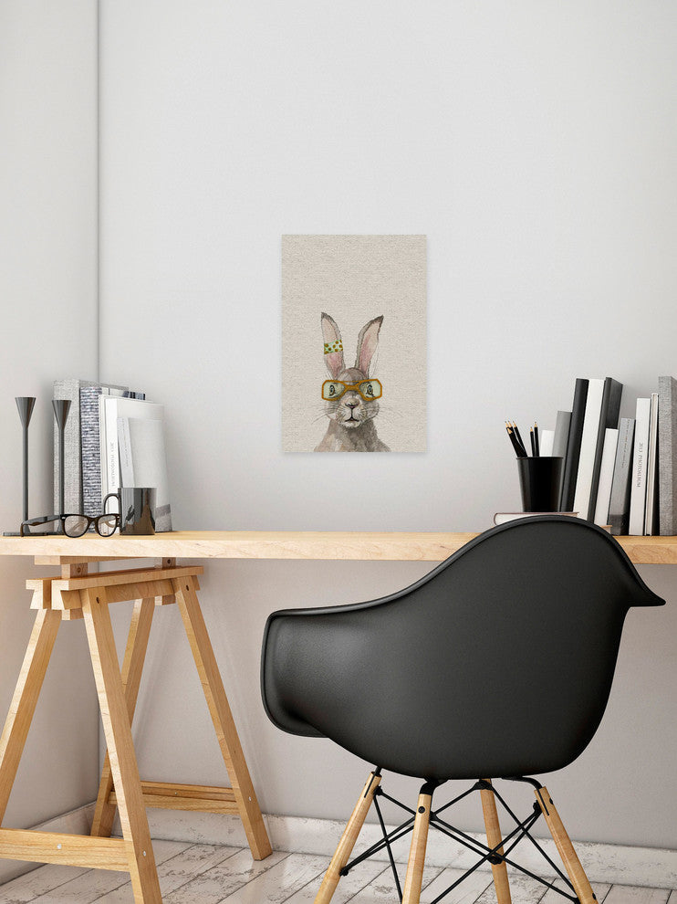 "The Hairdresser" Painting Print, Wrapped Canvas, 8"x12"