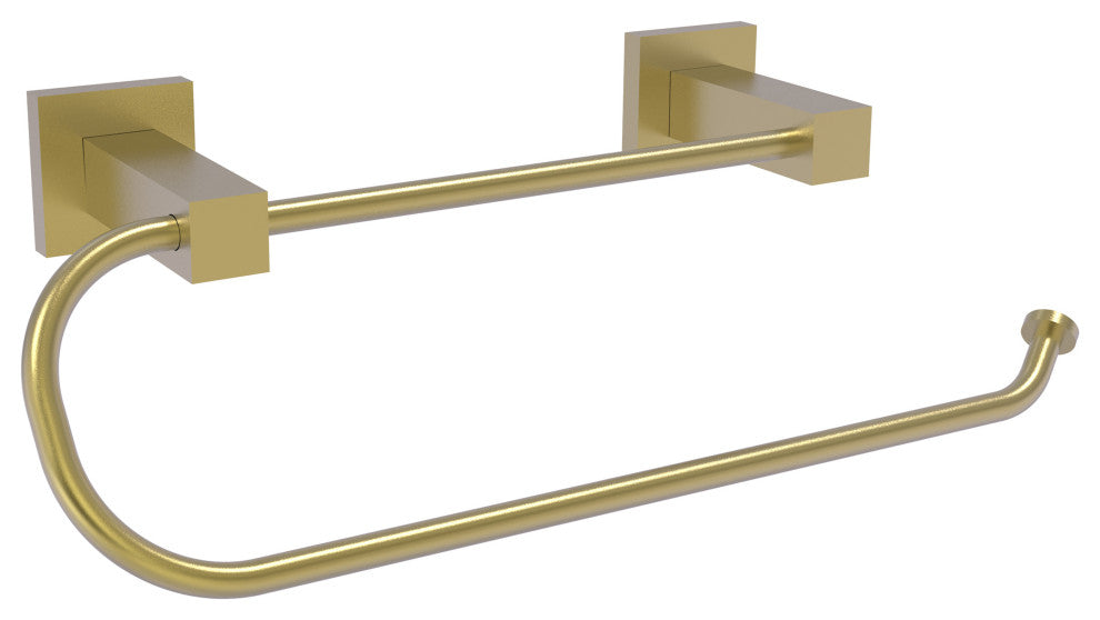 Montero Wall Mounted Paper Towel Holder, Satin Brass