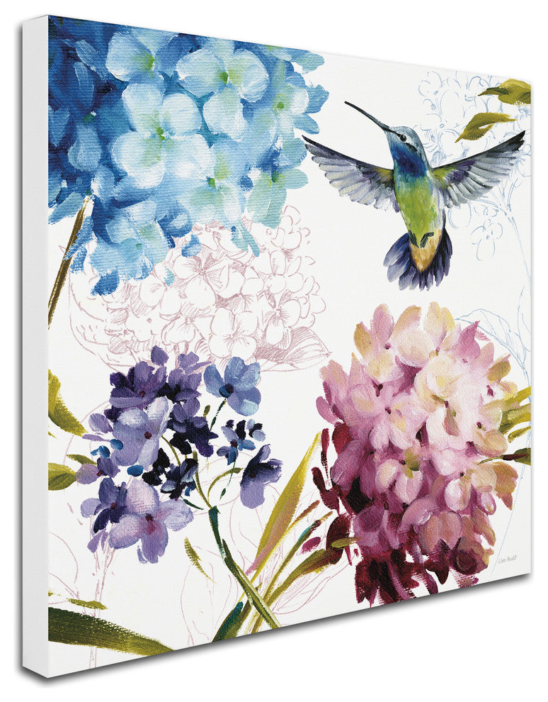 'Spring Nectar Square III' Canvas Art by Lisa Audit