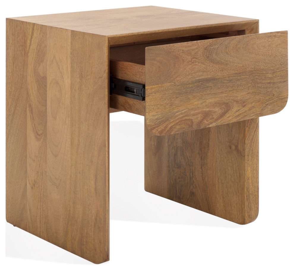 Safavieh Couture Grigorio 1 Drawer Nightstand, Brown