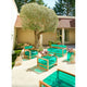 Mojow Yoko 3 Piece Living Room & Garden Set | Wooden Frame - Opaque White