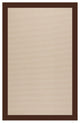 Zoe-Beach Sisal Machine Tufted Rectangle Rug, Brown, 10'x14'