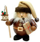 Christian Ulbricht Incense Burner- Santa With Lantern (Natural)