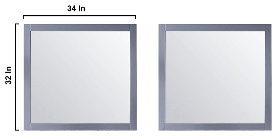 Marsyas Transitional Dark Grey 84" Double Vanity Set