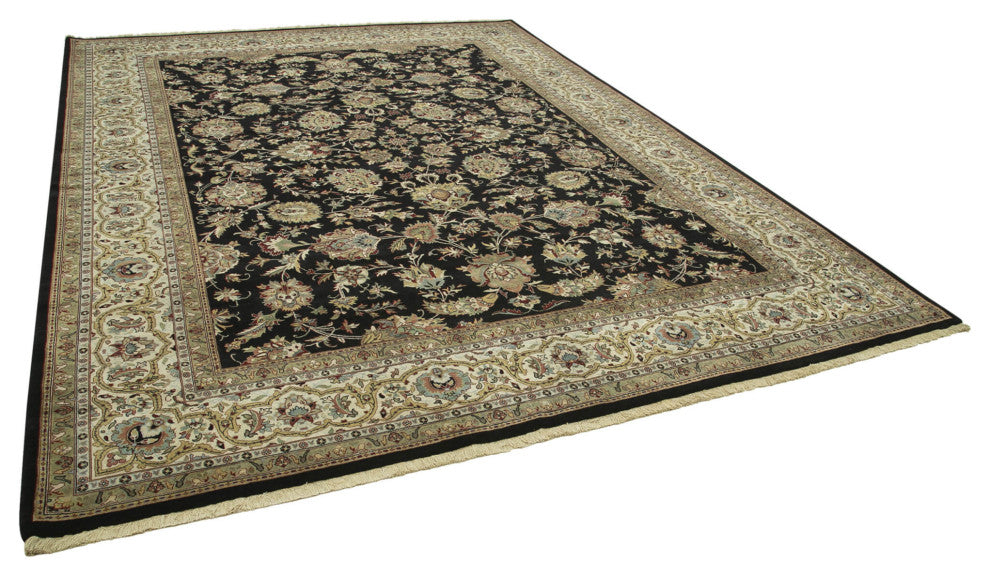 Rug N Carpet - Hand-Knotted Oriental 9' 2" x 12' 3" Oversize Oushak Area Rug