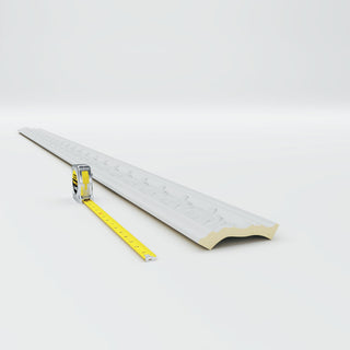 4 1/2"H x 3 1/4"P x 5 1/2"F x 94 1/2"L Devon Crown Moulding