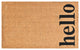 Calloway Mills Vertical Hello Doormat, Natural/Black, 30x48