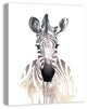 Watercolor Zebra 24x30 Canvas Wall Art