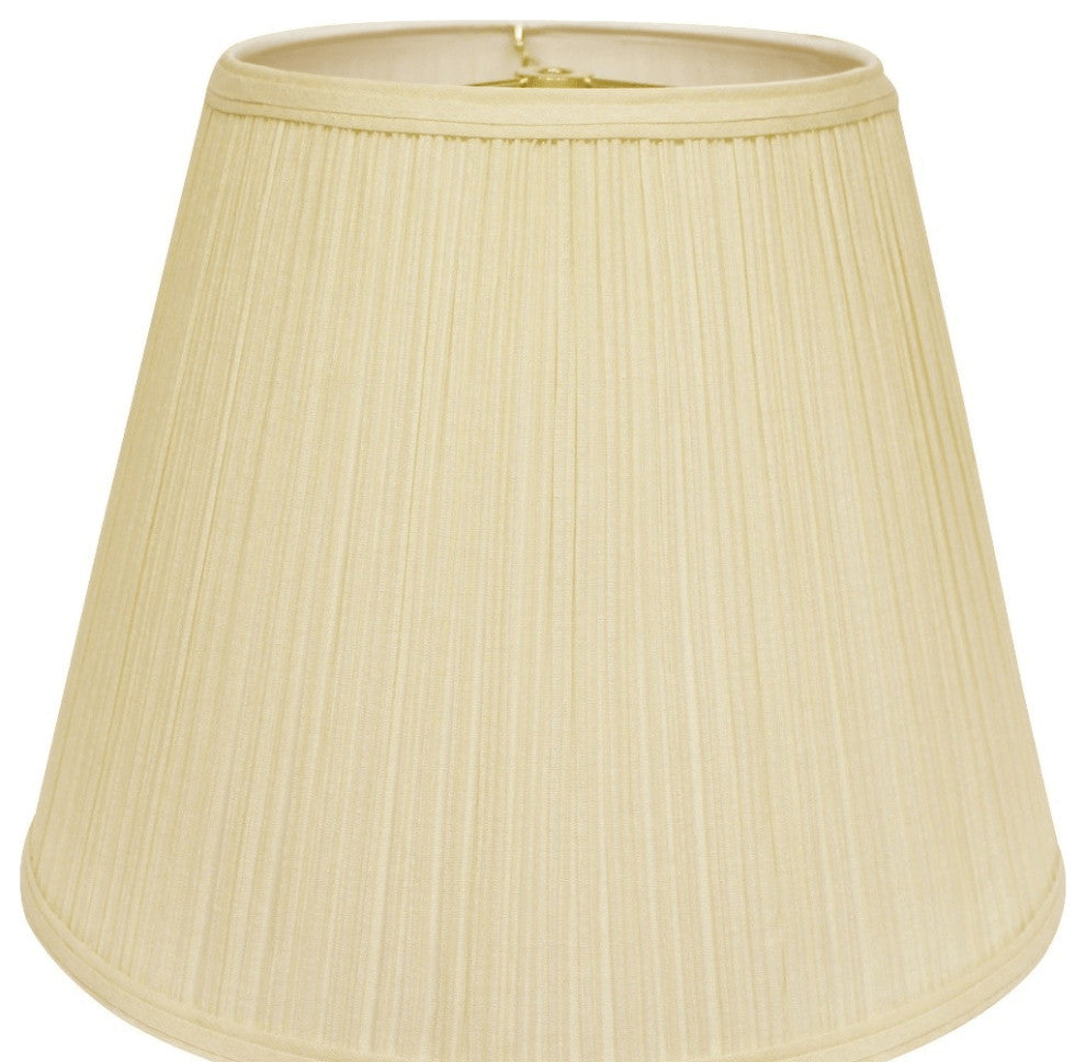 18" Ivory Empire Deep Slanted Broadcloth Lampshade