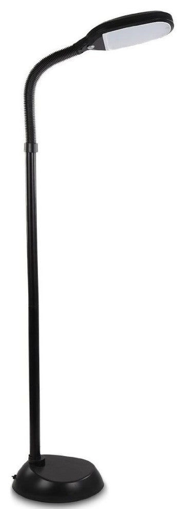 Perfect Bright LED Reading and Craft Floor Lamp-Dimmable Full Spectrum, Jet