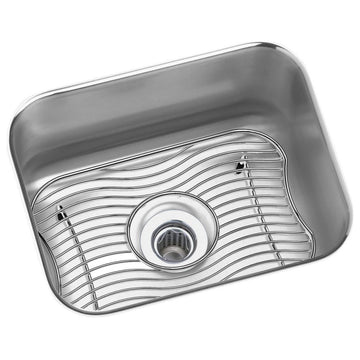 Elkay 14 1/2" Bowl Undermount Stainless Steel Bar/Prep Kitchen Sink, ELUH129DBG