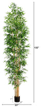 11ft. Artificial Bamboo Tree With Real Bamboo Trunks