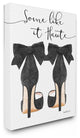Some Like It Haute Black Pumps Heels  Stretched Canvas Wall Art, 30x40