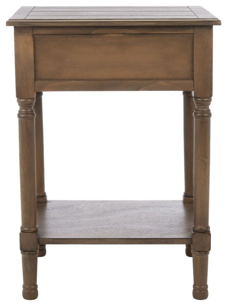 Safavieh Whitney 1 Drawer Accent Table, Brown
