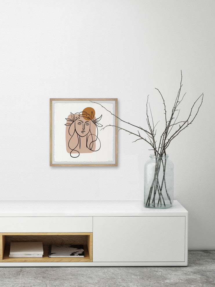 "Queen of the Night" Framed Painting Print, 24x24