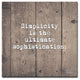 Ready2HangArt 'Simplicity' Inspirational Canvas Art by Olivia Rose, 12"x12"