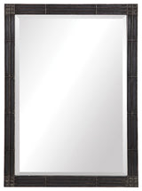 Uttermost Gower Aged Black Vanity Mirror, 9485