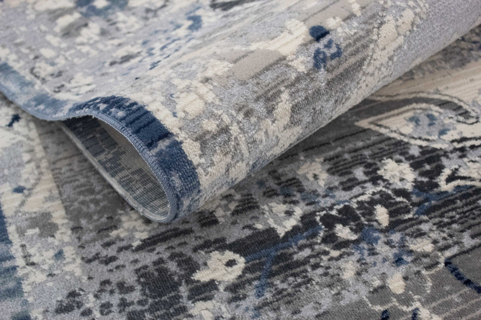 Noori Rug High-low Rosalee Silver/Ivory Rug