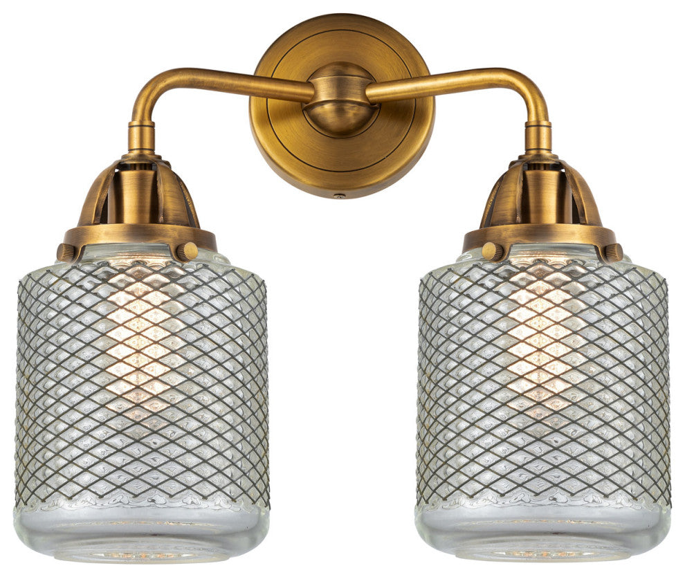 288-2W-BB-G262 Stanton 2 Light 14" Bath Vanity Light, Brushed Brass