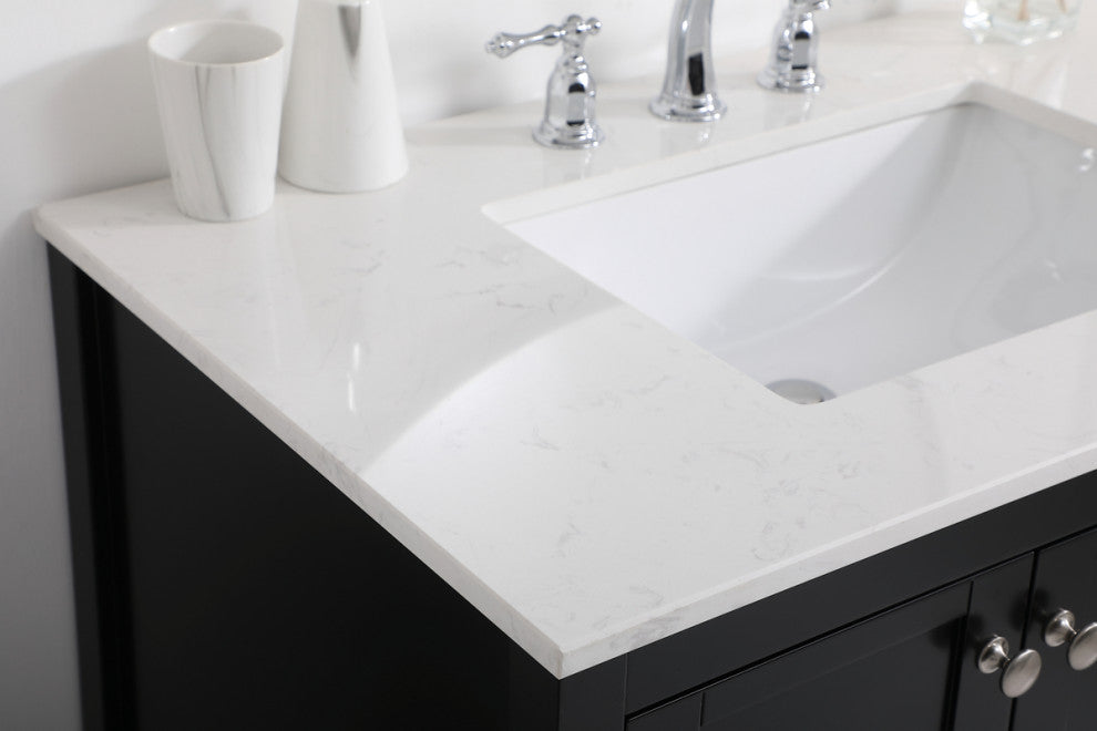 Tucker Black 36" Single Sink Bathroom Vanity