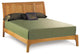 Copeland Sarah 45" Sleigh Bed With Low Footboard, Natural Cherry, Twin Xl