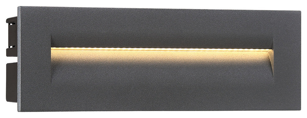1-Light Outdoor In-Wall, Graphite Grey