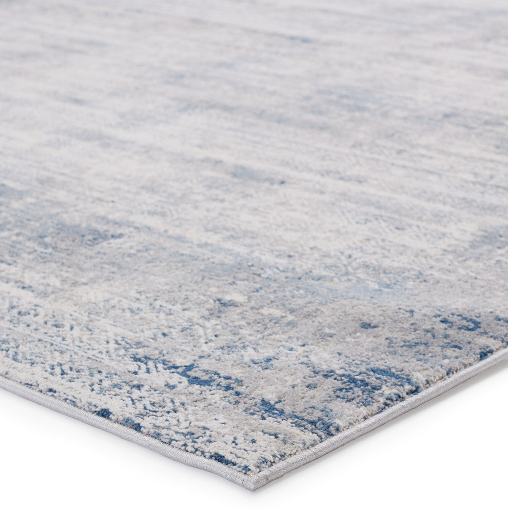 Vibe by Jaipur Living Werner Tribal Gray/Blue Area Rug, 5'x8'