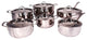 Le Chef 5-Ply Stainless Steel 12-Piece Cookware Set
